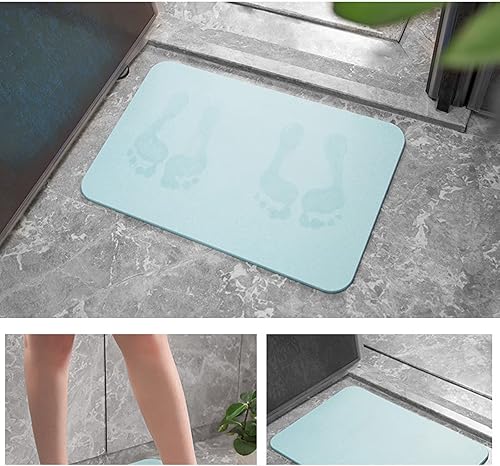 Miniatura 8 de Alfombrilla de baño de piedra de diatomita, 2023, secado rápido de agua, almohadilla de barro de diatomeas, tapete de baño absorbente de piedra para