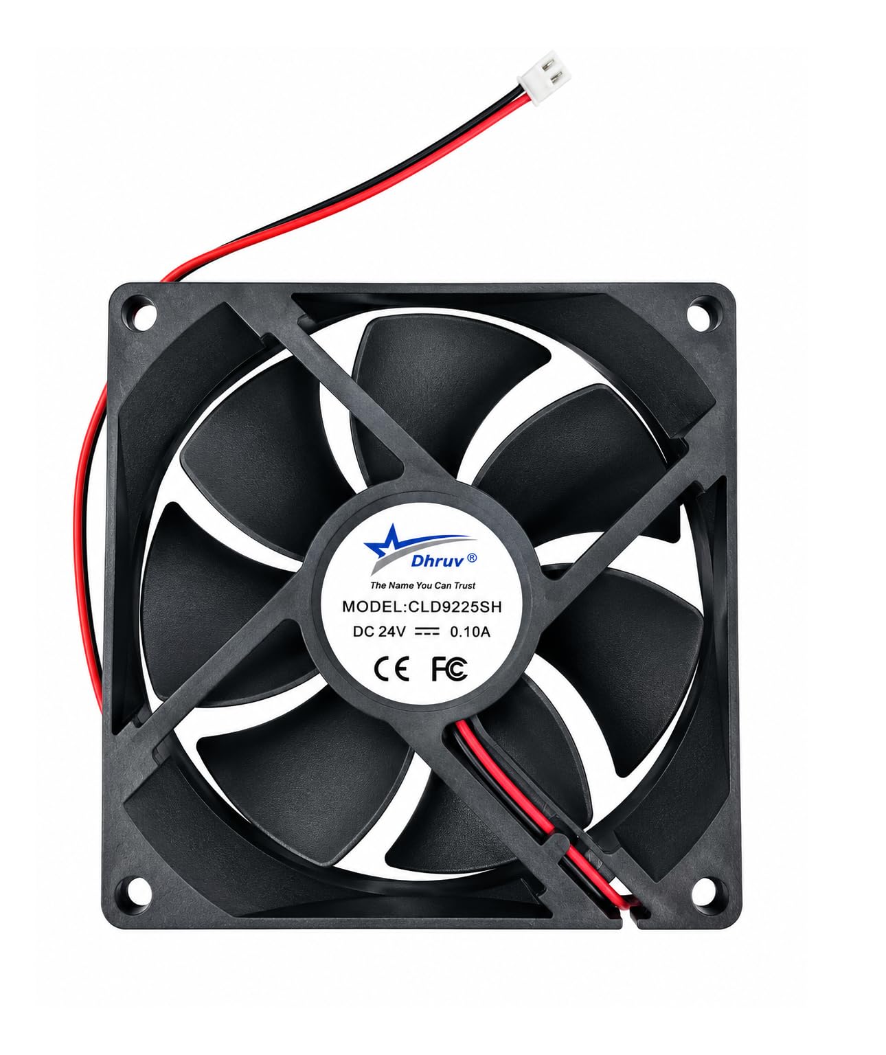 24V 92x92x25-MM, 3.5inch 2500-RPM · Black