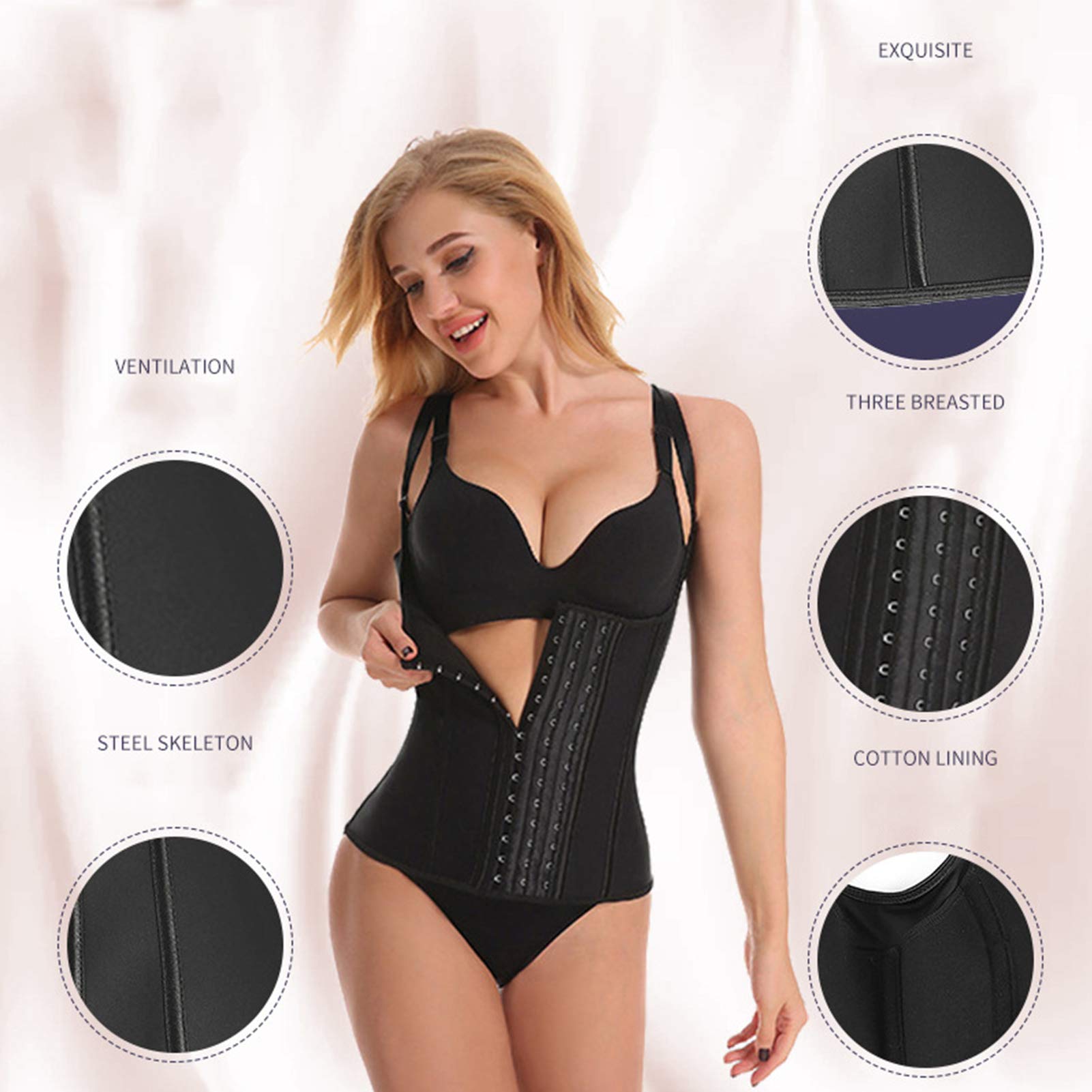 Shapewear di alta qualità for le donne, la tuta del trainer della vita, la biancheria intima di sollevamento del culo di shaper del corpo(Size:3X-Large)