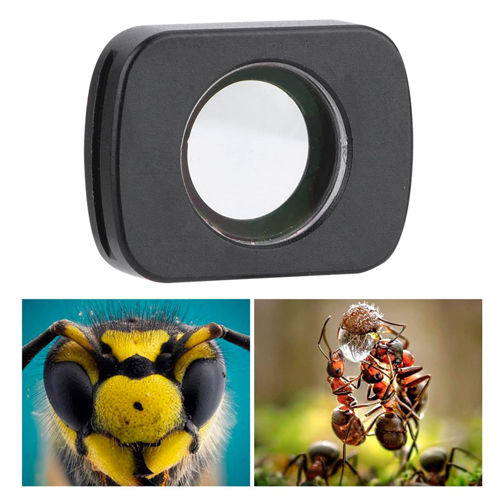 LICAEVEY Set di Obiettivi per Fotocamera, Grandangolo Macro Fisheye 10X | Vetro Ottico, Piante Insetti da Vicino, Paesaggi Stradali, 1a e 2a Generazione, Filtro