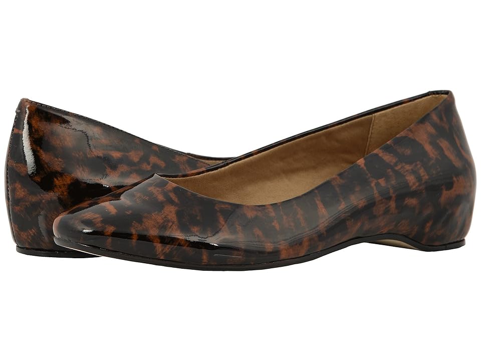 

Walking Cradles Pisces (Leopard Patent) Women's Flat Shoes, Animal print