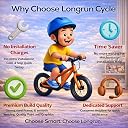 longrun Crafter 16T Kids Bicycle for 4-7 Years with Training Wheels gallery image