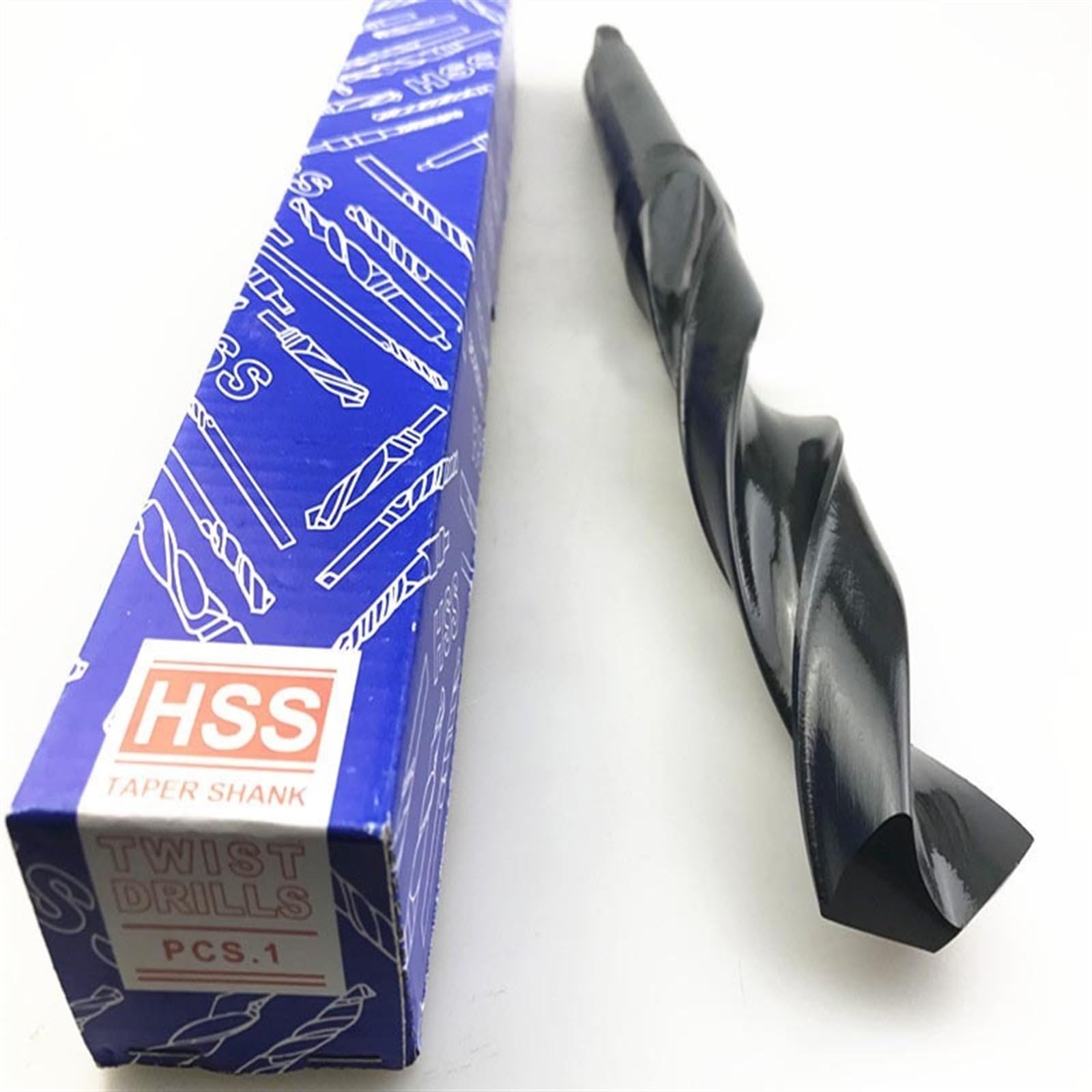 1PC 10mm-60mm HSS Morse Kegel Schaft Twist Bohrer Bit High Speed ​​Stahl Reiben Bohrer for Eisen stahl Kupfer Metall(17.5mm)