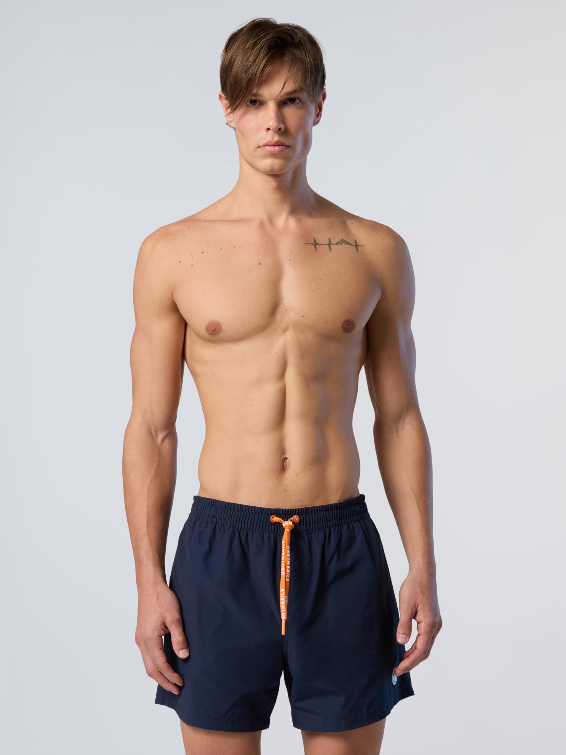 NORTH SAILS Boxer Mare Uomo in Cotone e Nylon Riciclato con Logo
