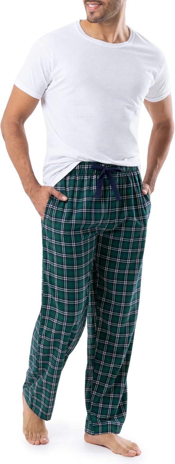 IZOD Men's Poly-rayon Yarn-dye Woven Sleep Pant Pajama Bottom - Image 6