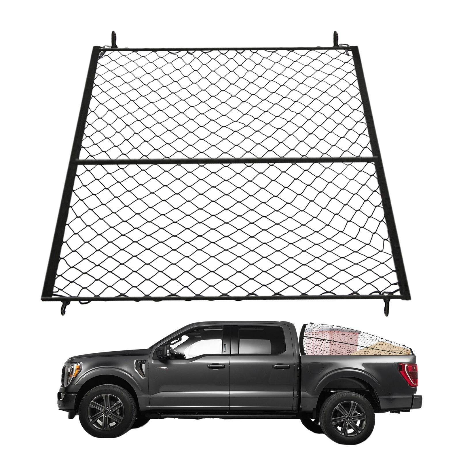 1/2 pz Rete elastica per bagagliaio, rete portaoggetti per auto, borsa a rete antiscivolo | Semplice organizer a rete per camion e camion, borsa elastica a zig-zag per bagagliaio, per pickup, SUV, | borsa a rete antiscivolo | Semplice organizer a rete per