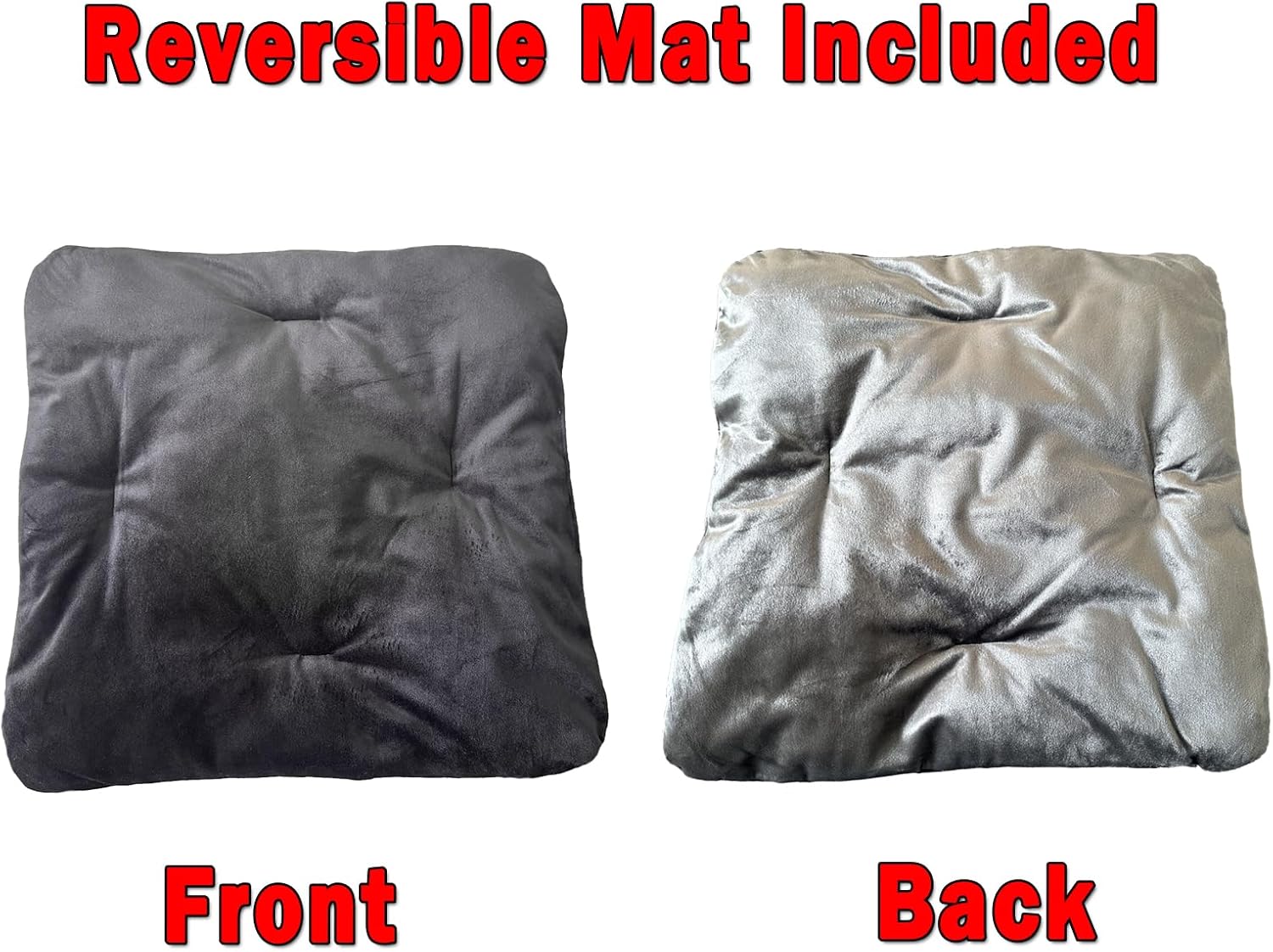 Love&go Elevated Dog Bed with Canopy, Raised Dog House, Elevated Dog Tent (S - Grey Bed with Canopy, Small-18.5x18.5x5.5 inch)