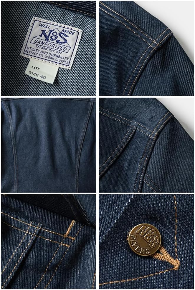 NON STOCK 13.5oz Sanforized Denim Jacket Cropped Fit