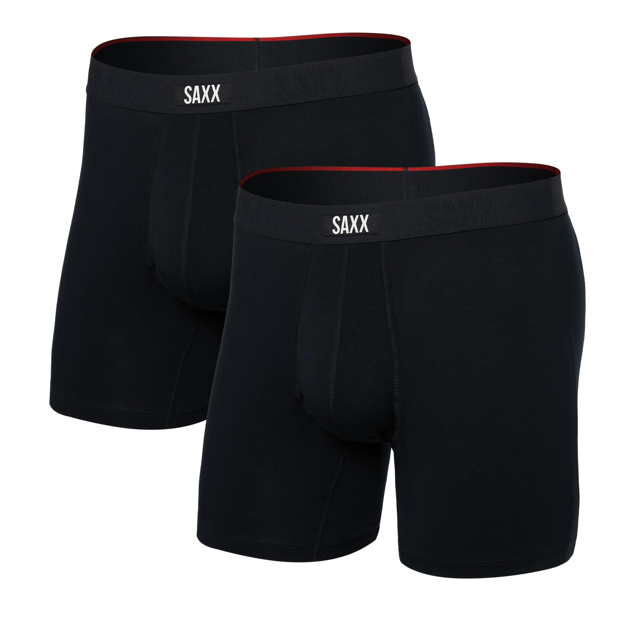 SAXX Underwear Co Mens Underwear with Pouch Vibe Xtra Boxer Brief Fly 2Pk