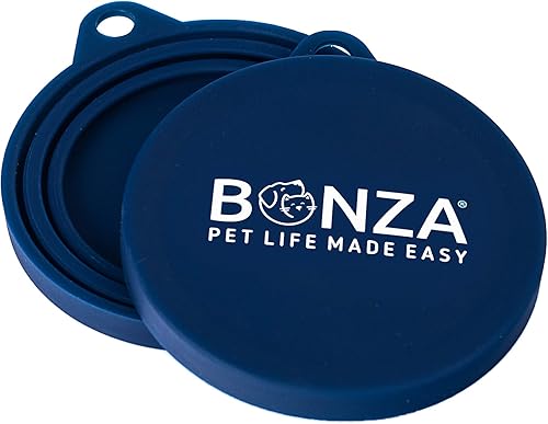 Bonza Juego de 2 tapas universales de silicona para latas de comida para perros o gatos, sin BPA, aptas para alimentos, aptas para lavavajillas