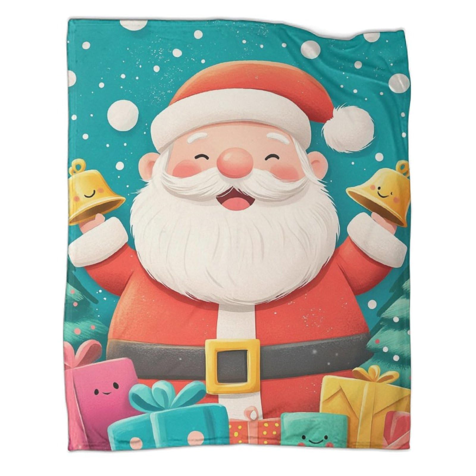 Couverture en Flanelle de Noël 200x230cm Chaude pour Canapé
