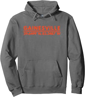 Gainesville Florida Latitude Longitude Pullover Hoodie