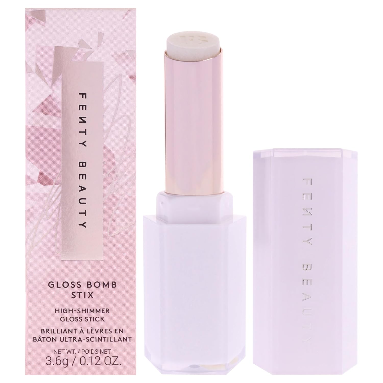 Gloss Bomb Stix Shimmer - How Many Carats by Fenty Beauty for Women - 0.12 oz Lipstick