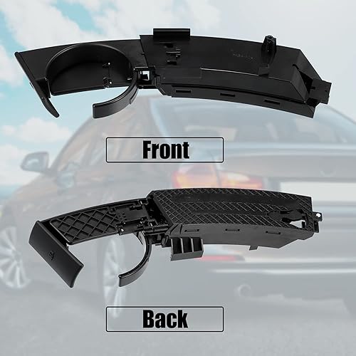 Miniatura 6 de X AUTOHAUX 1 par de portavasos para salpicadero izquierdo 51457070323 derecho 51457070324 inserción de expansor lateral para BMW Z4 2003-2008