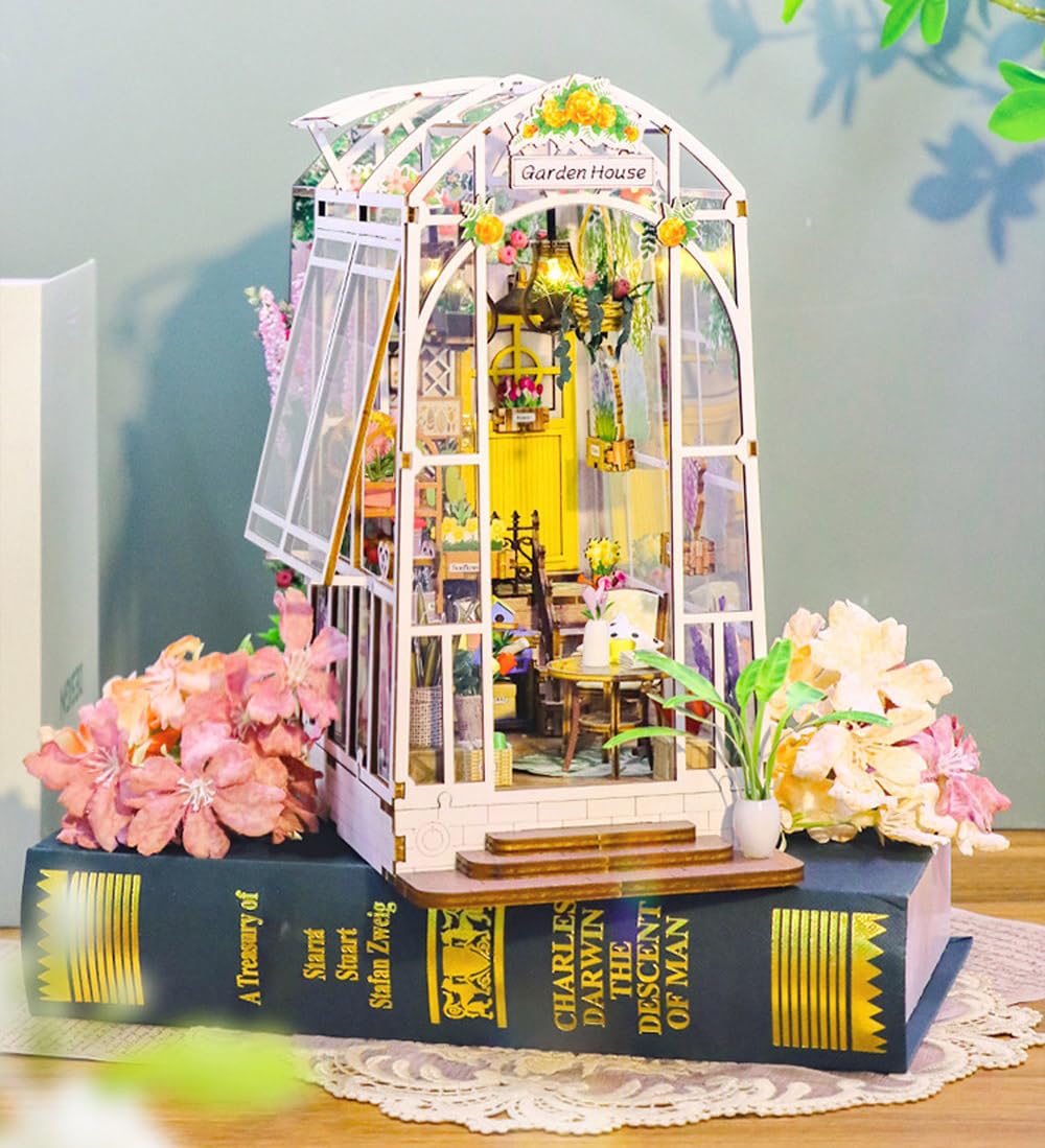 Amazon | moin moin ドールハウス ミニチュア 手作りキット セット 本