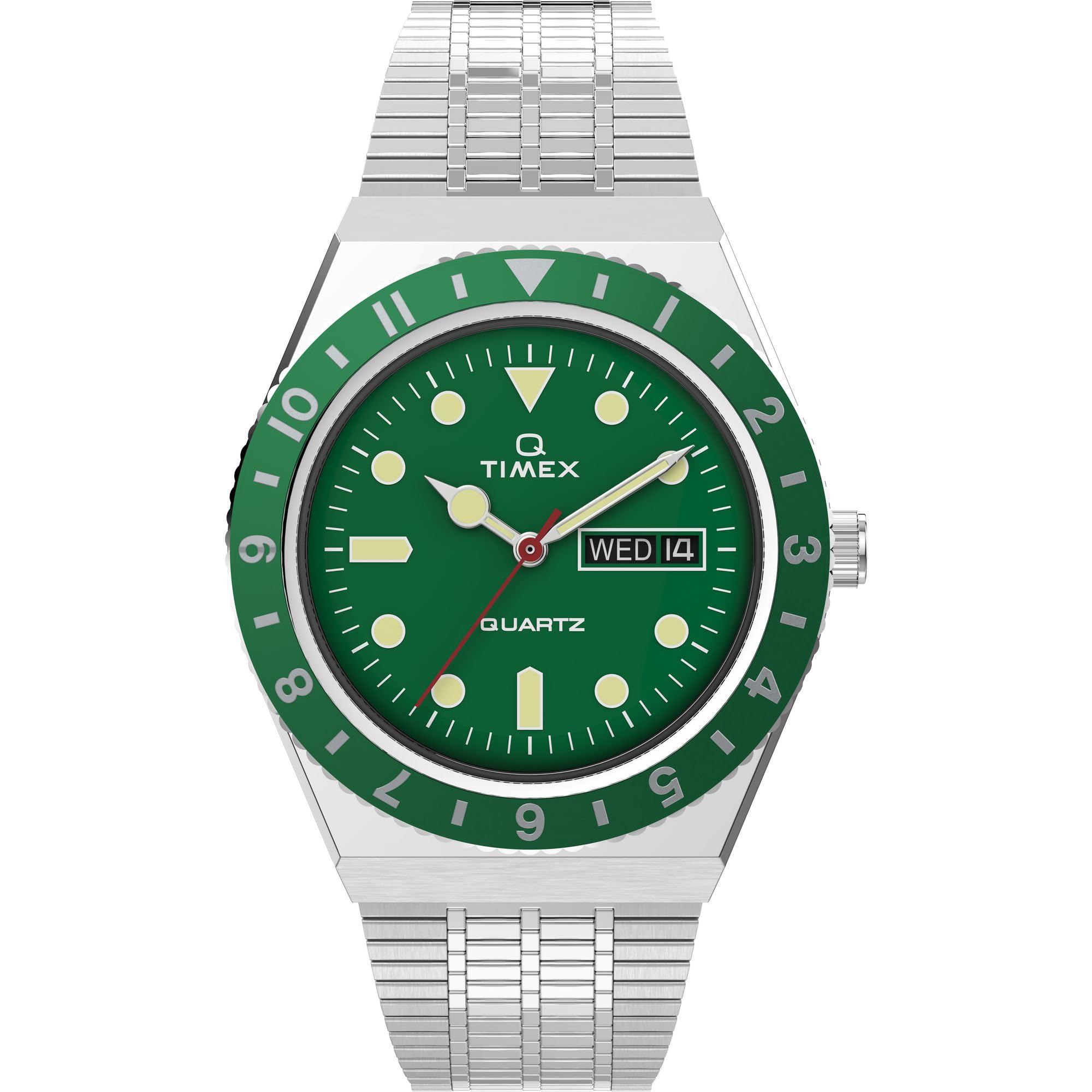 TIMEX Men Green Round Stainless Steel Dial Analog Watch- TW2U61700U9 (B0CPVQTZKZ) Amazon Price History, Amazon Price Tracker