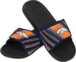 FOCO mens NFL Team Logo Legacy Sport Slide Sandals
