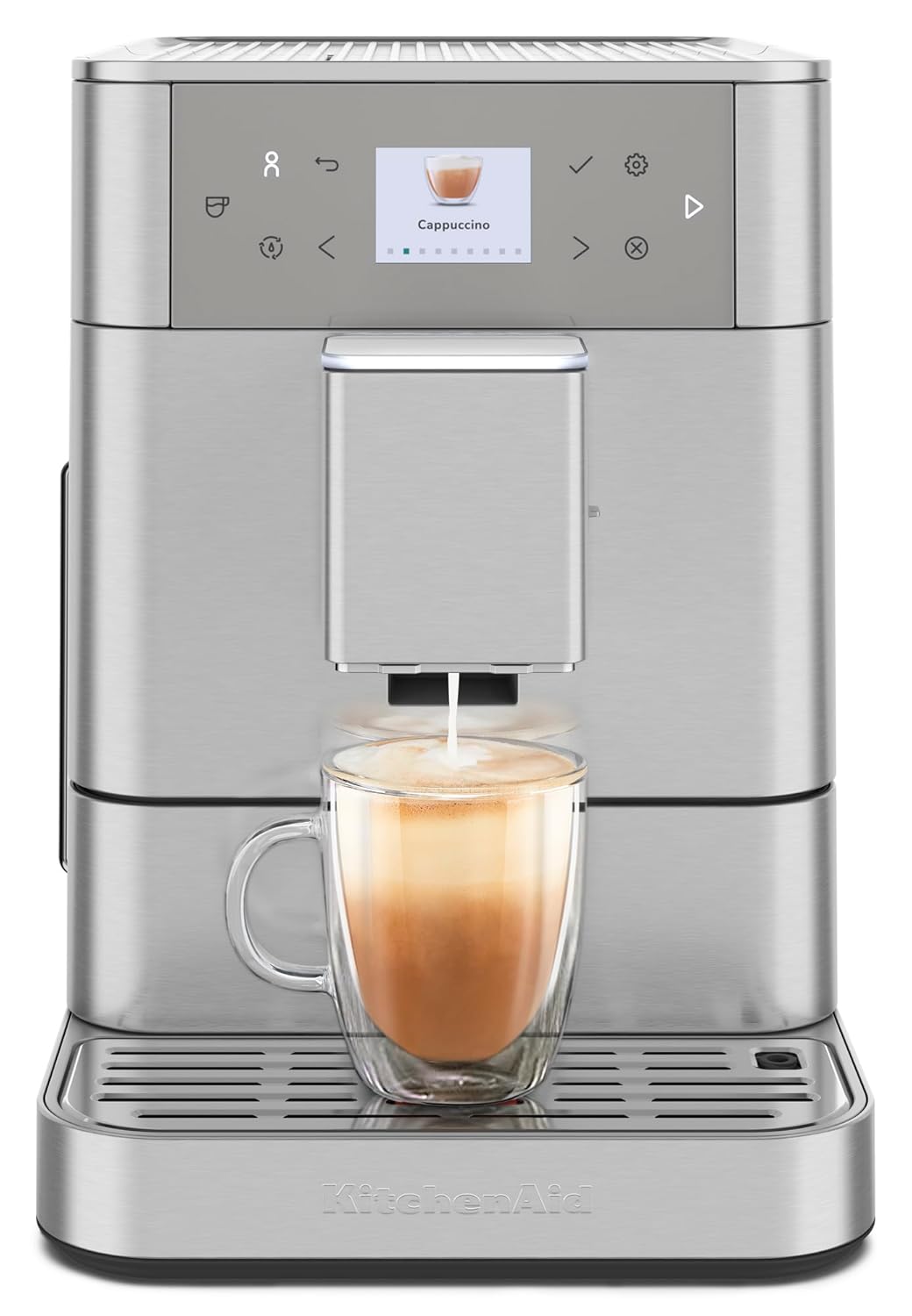 KitchenAid Fully Automatic Espresso Machine KF6, KES8556SX, Stainless Steel