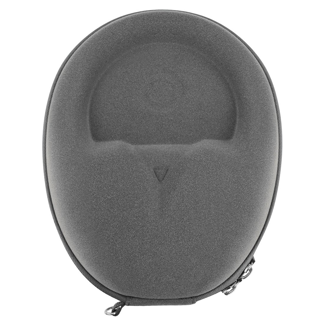 GEEKRIAShield Case Compatible with Beats Solo 4, Solo3.0, Solo2.0, SoloHD, EP, Mixr Headphones, Replacement Hard Shell Travel Carrying Bag with Cable Storage (Microfiber Grey)