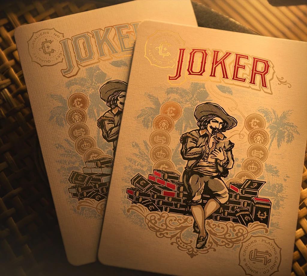 Cavaliers Playing Cards - Luxury Poker Deck By Kings and Crooks, Designed by Lee Mckenzie, Printed by Legends, Adult Collectible Deck, 14+