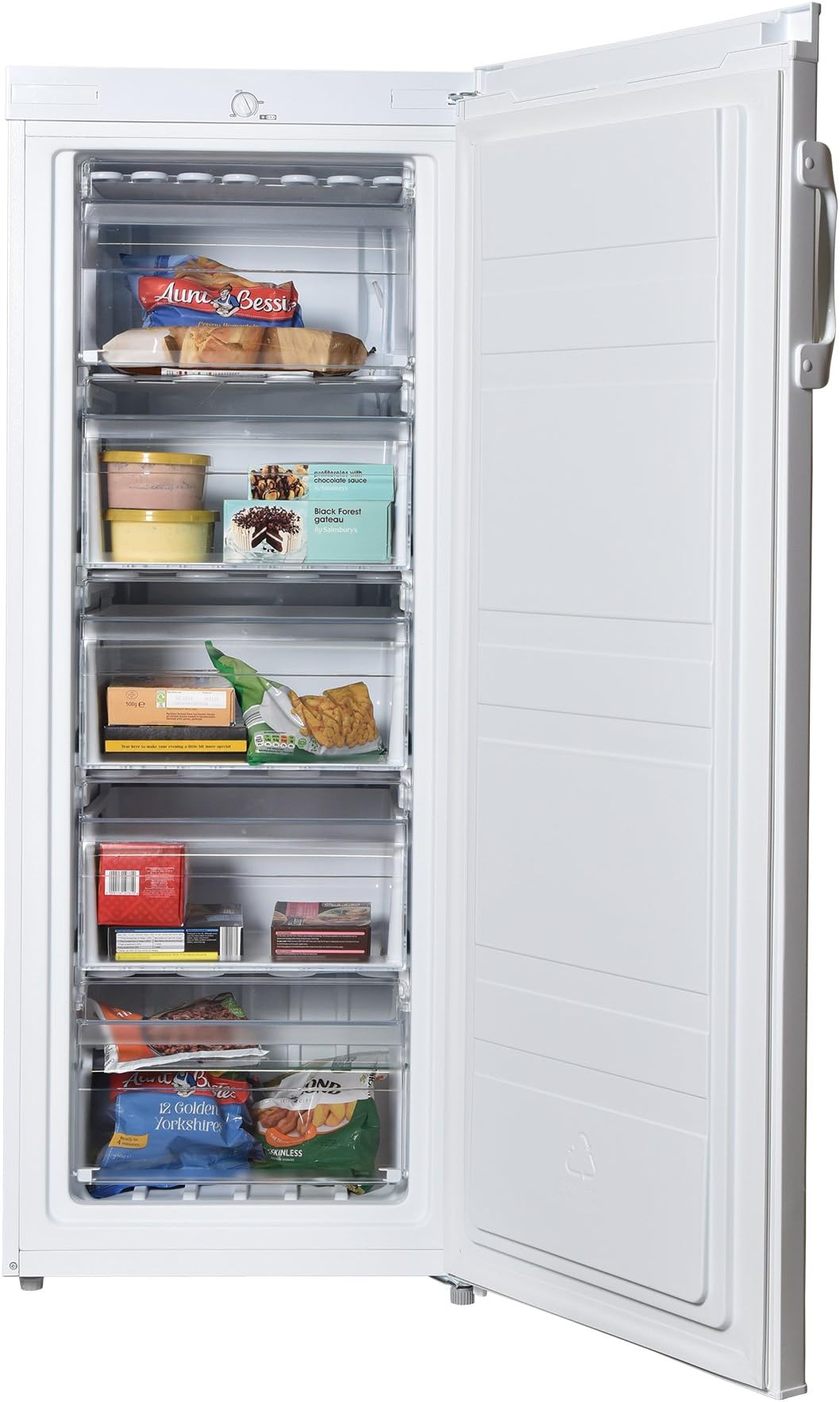 Statesman TF160LW Tall Freezer, 55 cm, White [Energy Class A+]