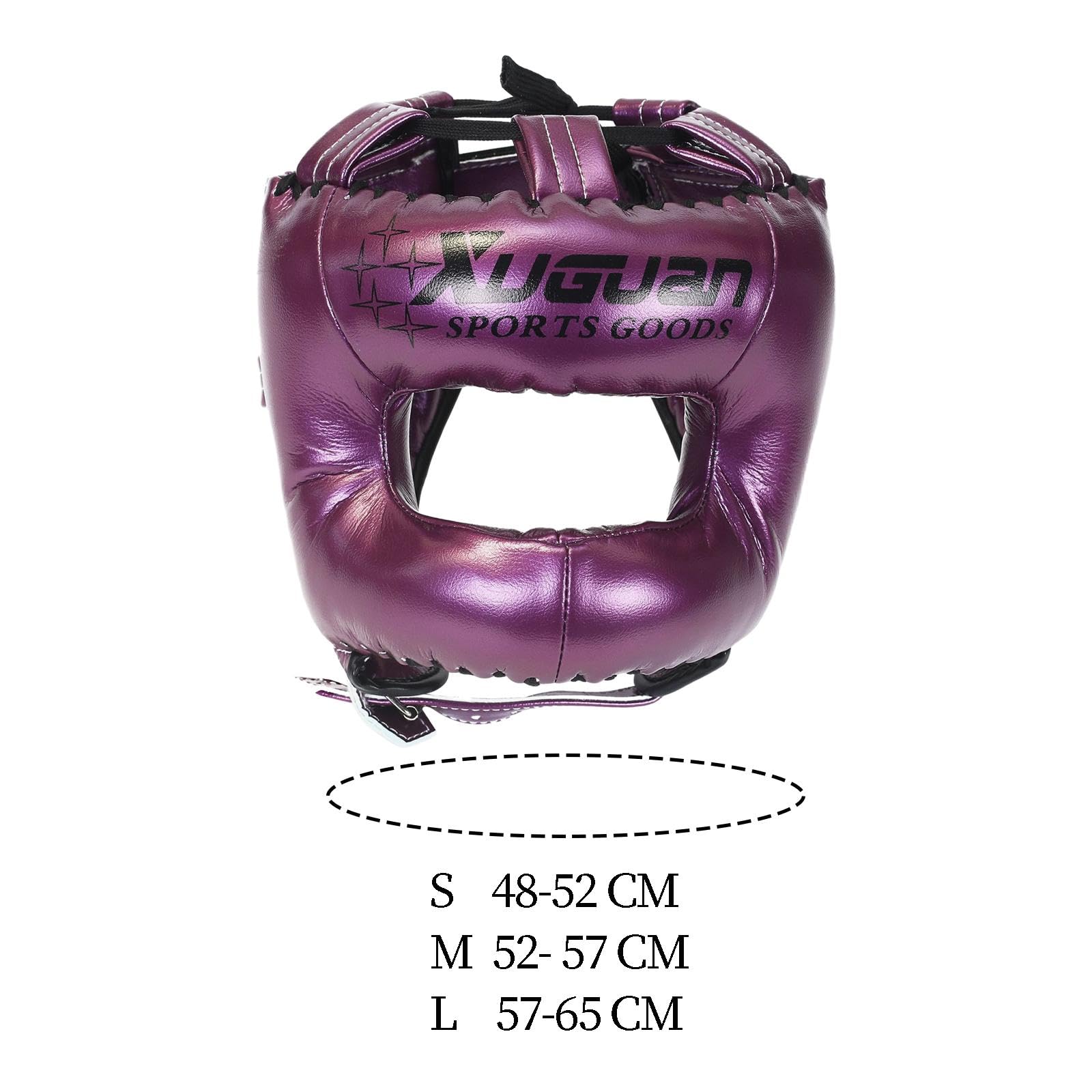 Casco de Boxeo Ajustable Acolchado Transpirable Protección para Karate Sparring