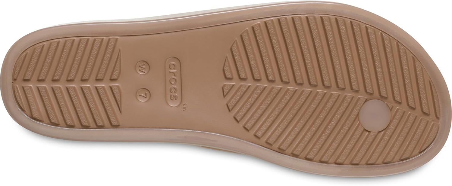 Crocs Women's Miami Round Toe Flip Flops, Thong Sandals