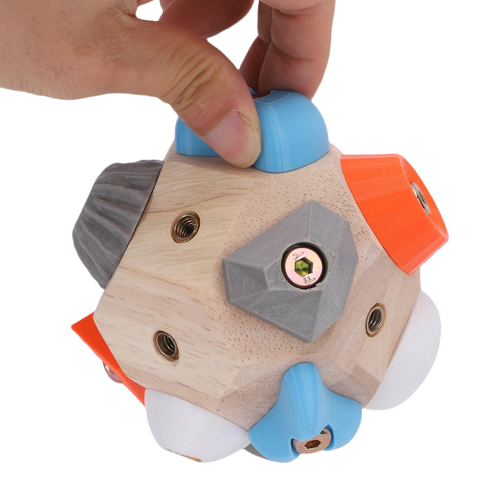 Bola de Roca para Escaladores, Bola de Escalada en Roca 3D Hecha a Mano, Herramienta de Entrenamiento de Escalada en Roca Portátil Compacta, Entrenamiento de Fuerza con los