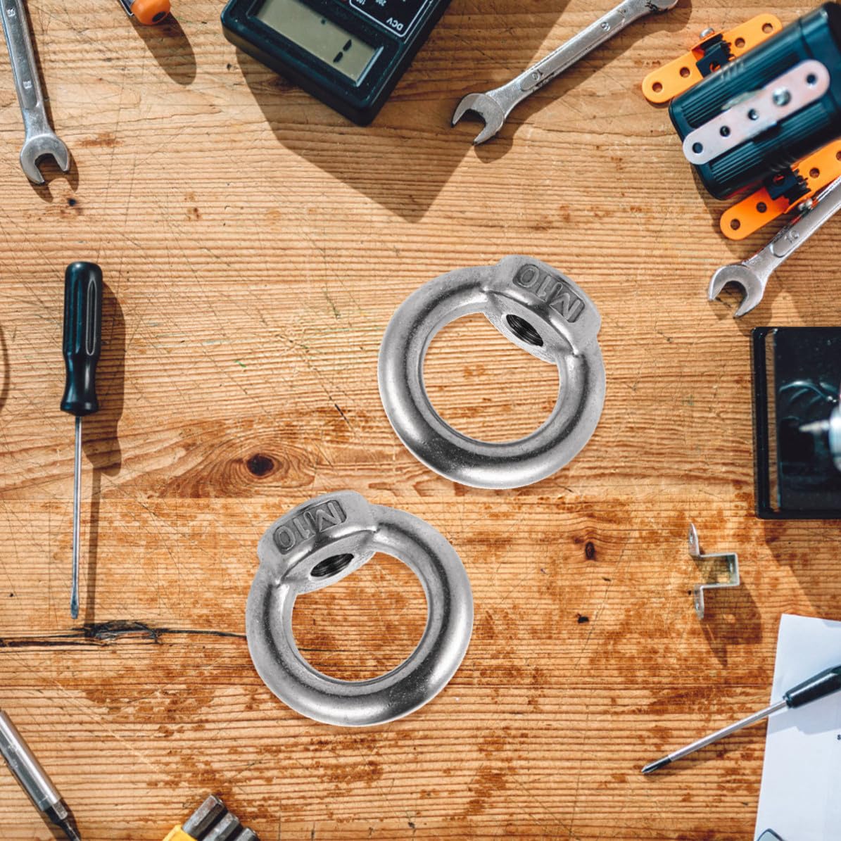 8pcs Stainless Steel Ring Nuts Eye Nut for Lifting Device