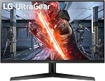 LG Ultragear 27GN60R-B 27 Inch Gaming Monitor with Full HD IPS 1ms (GtG) 144hz, HDR 10, Freesync Premium, NVIDIA G-SYNC Compatible, Black