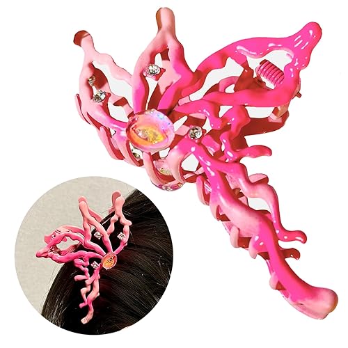 Y2K-Inspired Hair Clips for a Trendy Throwback Twist! Black Pink