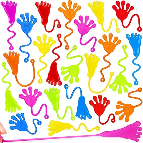 Miniatura 16 de 24 piezas de telaraña adhesiva para niños, 7.6 pulgadas de telaraña, juguetes de mano pegajosos de telaraña, recuerdos de fiesta de araña de