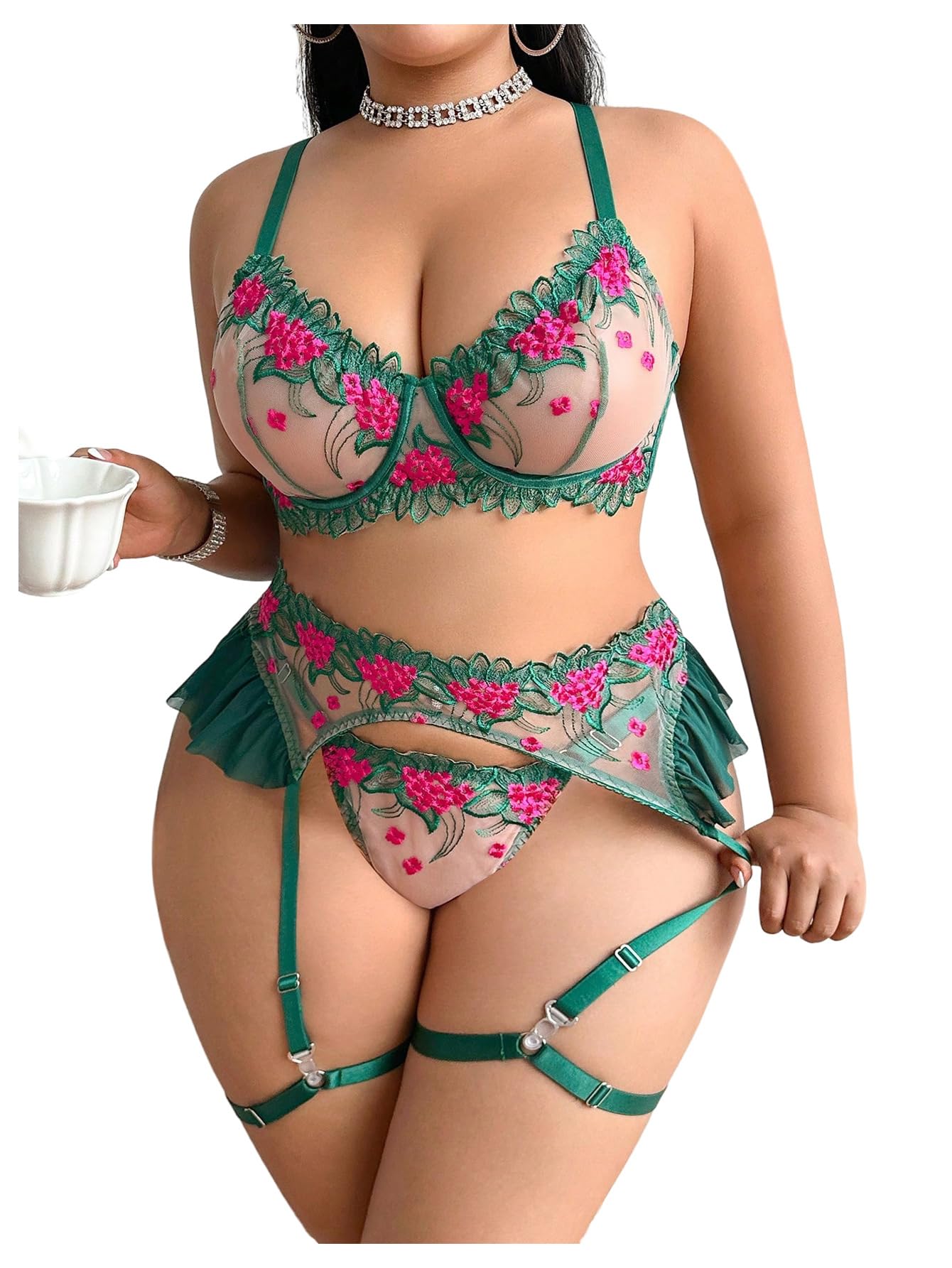 OYOANGLE Floral Set