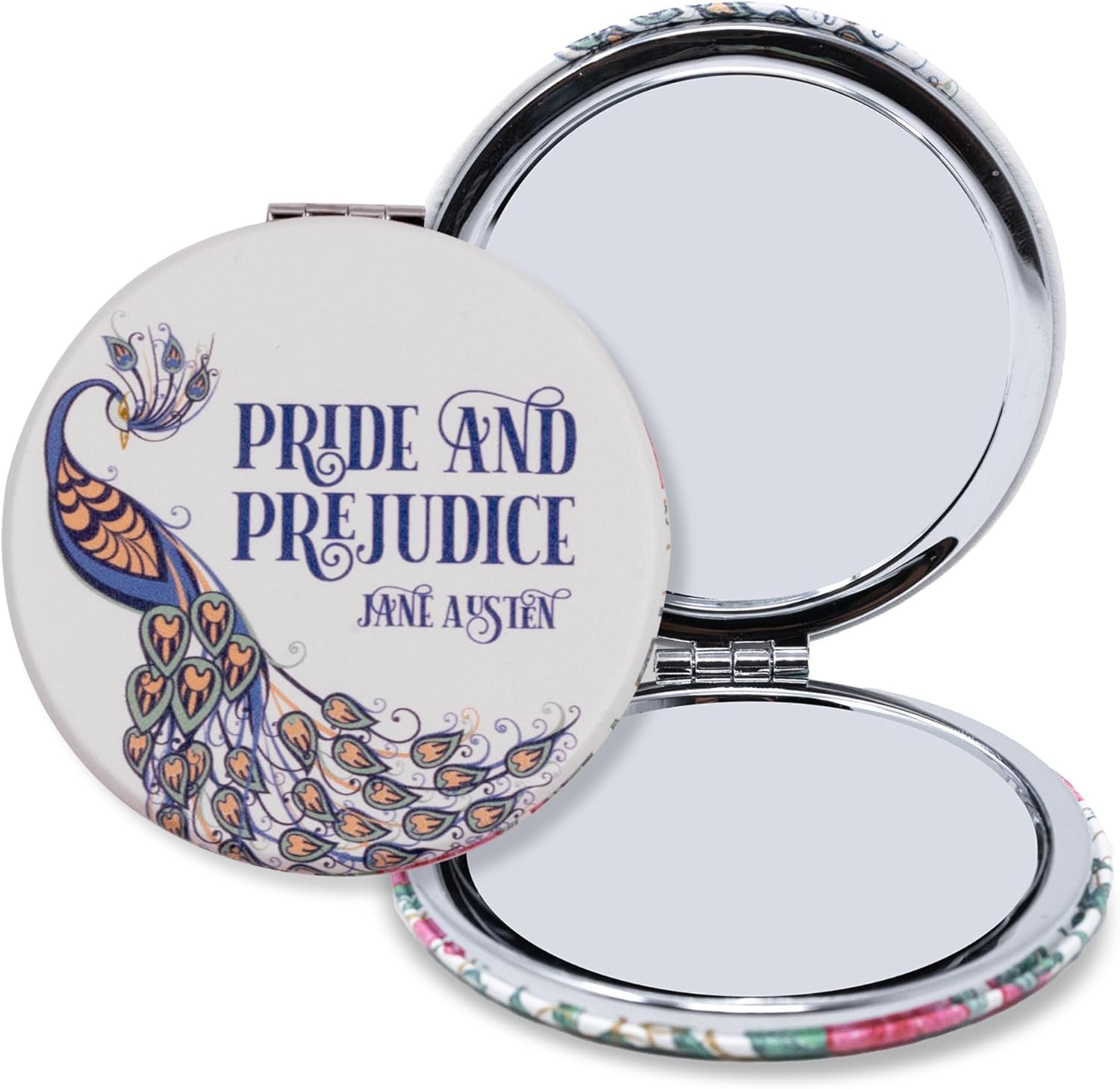 Steel Mill & Co Compact Mirror, Small Handheld Travel