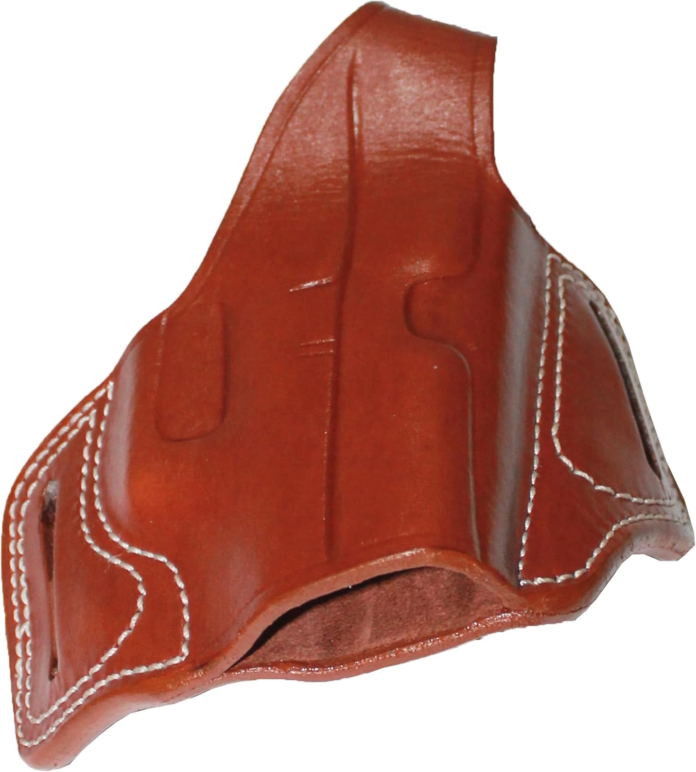 YT HOBBY Handmade Leather OWB Carry Two Slot Thumb Break Gun Holster for Glock 43, 43X, Ruger SR22