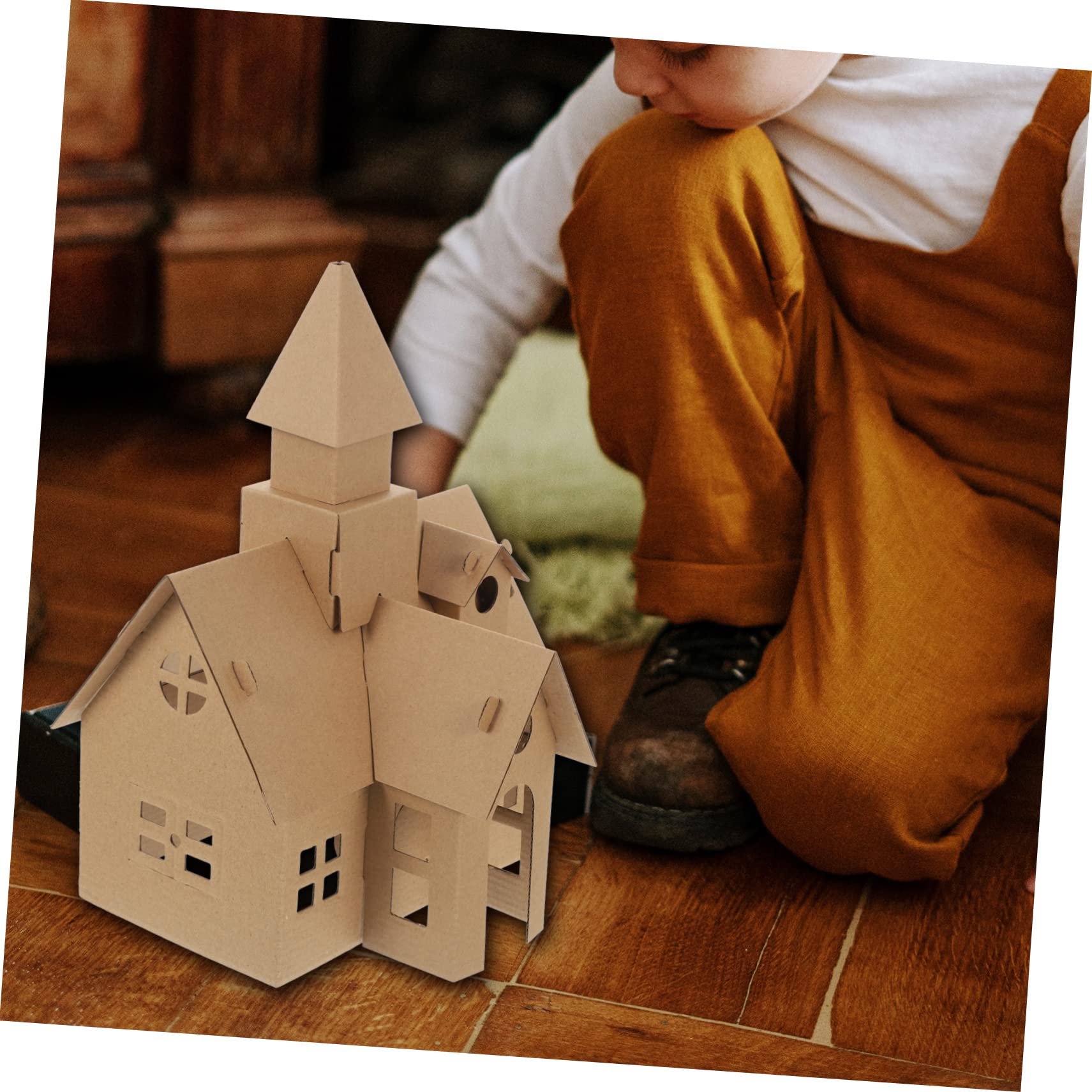 Toddmomy 2 Piezas De Castillos De Bricolaje Para Niños, Juguete Educativo De Construcción Diy, Decoración Creativa Para Navidad o Cumpleaños