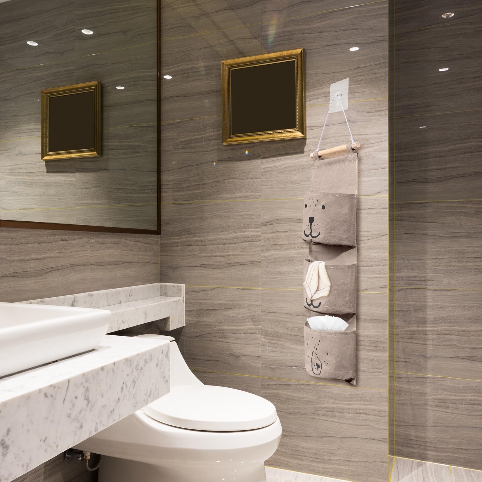 Sac De Rangement En Coton Et Lin, Panier De Rangement De Bureau