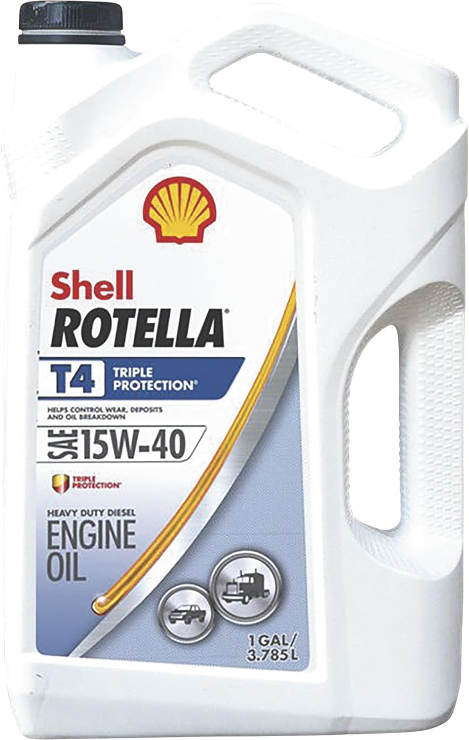 Shell Rotella 550045126 T Motor Oil, 15W-40, 1-Gallon - Quantity 225