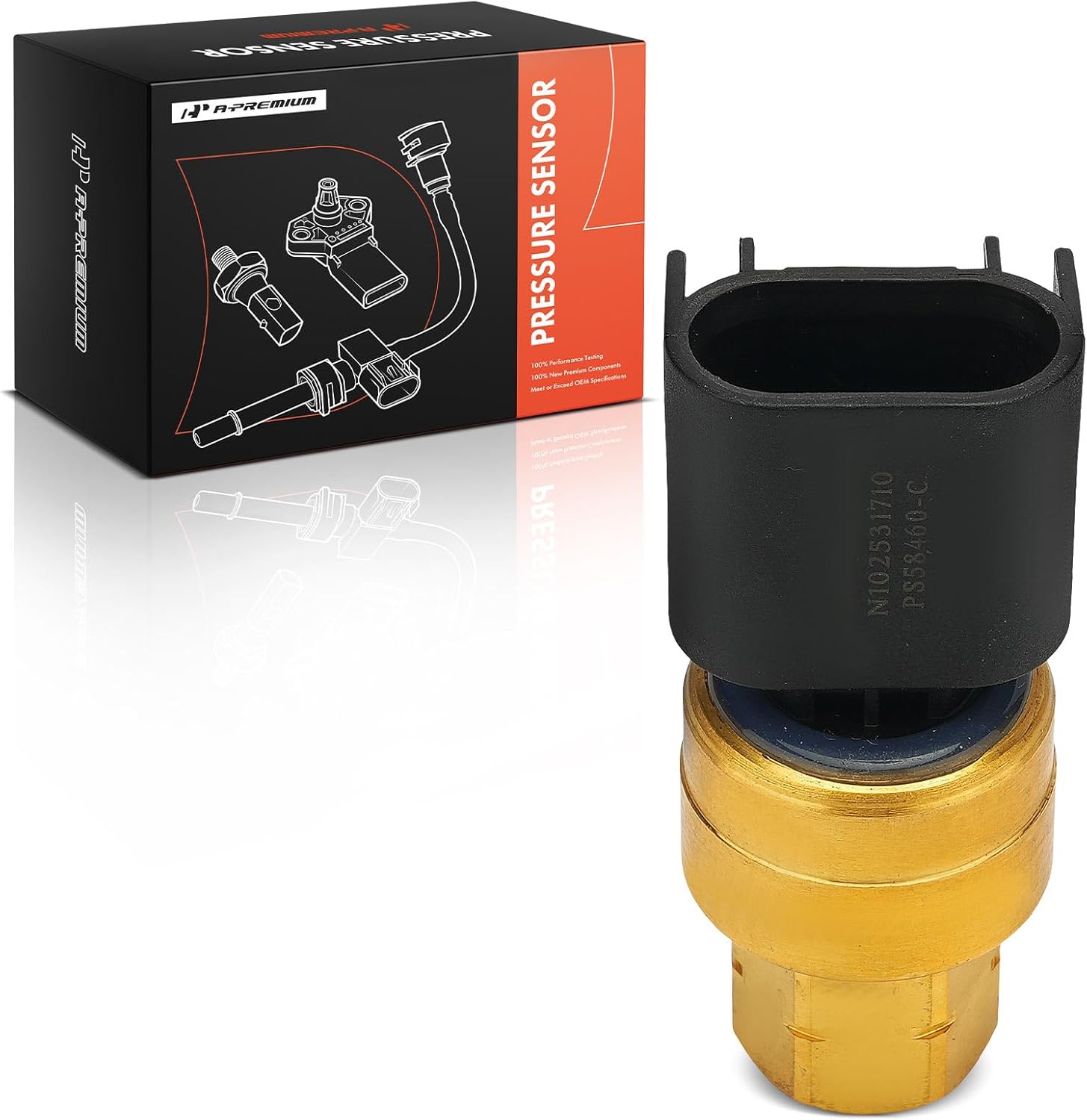 A-Premium Fuel Pressure Sensor [3 Pins] Compatible with Chevrolet Silverado 1500, Traverse, Tahoe, Colorado, Avalanche, Express Suburban 1500 & GMC Sierra 1500, Acadia, Yukon, Canyon, Yukon XL 1500