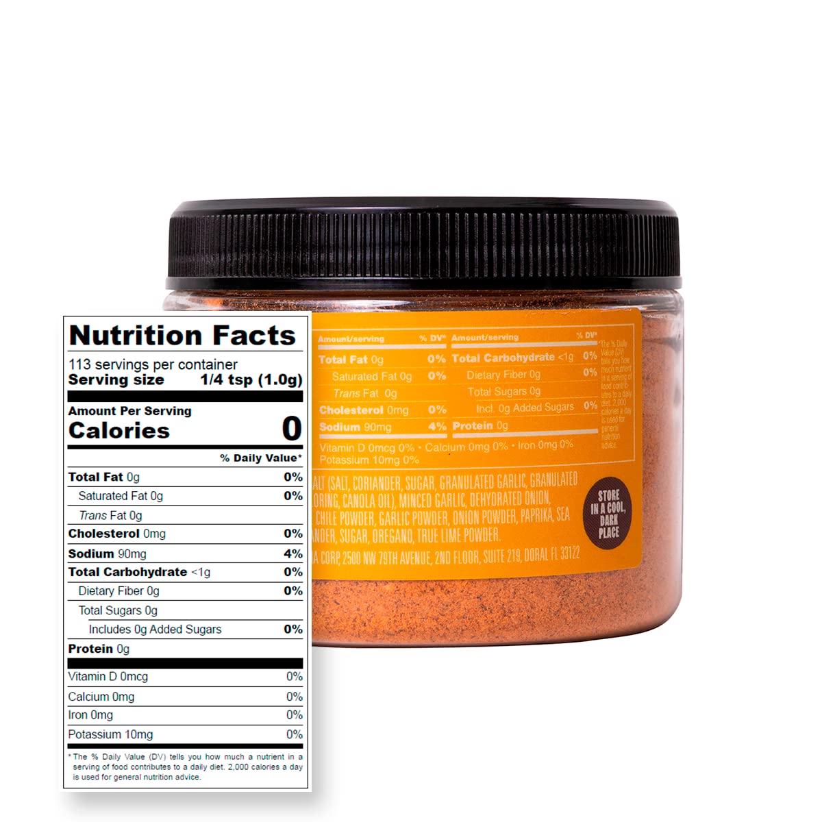 Mild Mexican Spice Blend Seasoning Mix 4 Oz (113g) - Perfect for Tacos, Burritos, Fajitas, Enchiladas, Chicken, Beef, Pork, Veggies and many other Mexican cuisine recipes. All natural and Gluten free spice mix. : Grocery & Gourmet Food