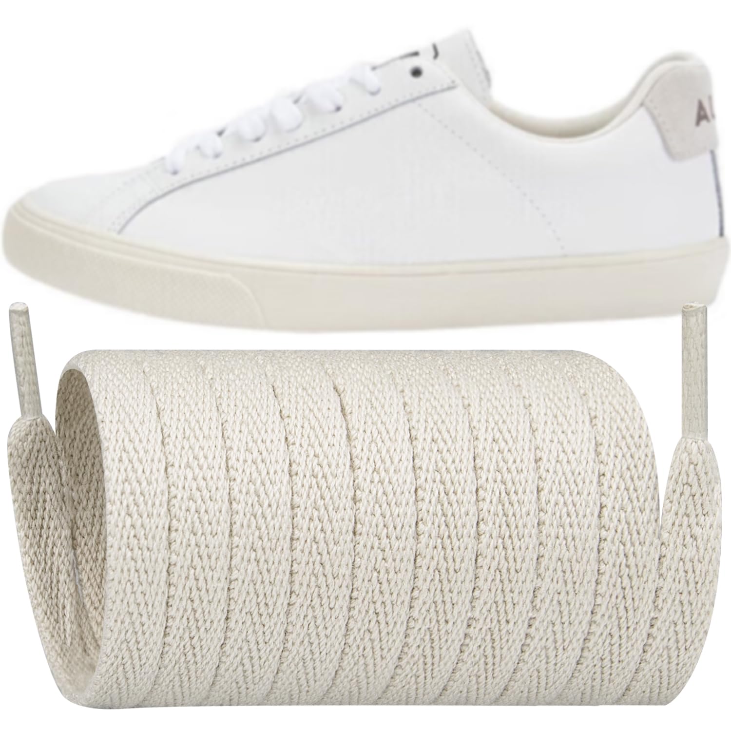Shoelaces Replacement Flat Laces for VEJA Esplar/Campo/V-10/V-12/V-15/Rio Branco/SDU/Urca/Minotaur/Venturi/Nova Shoes