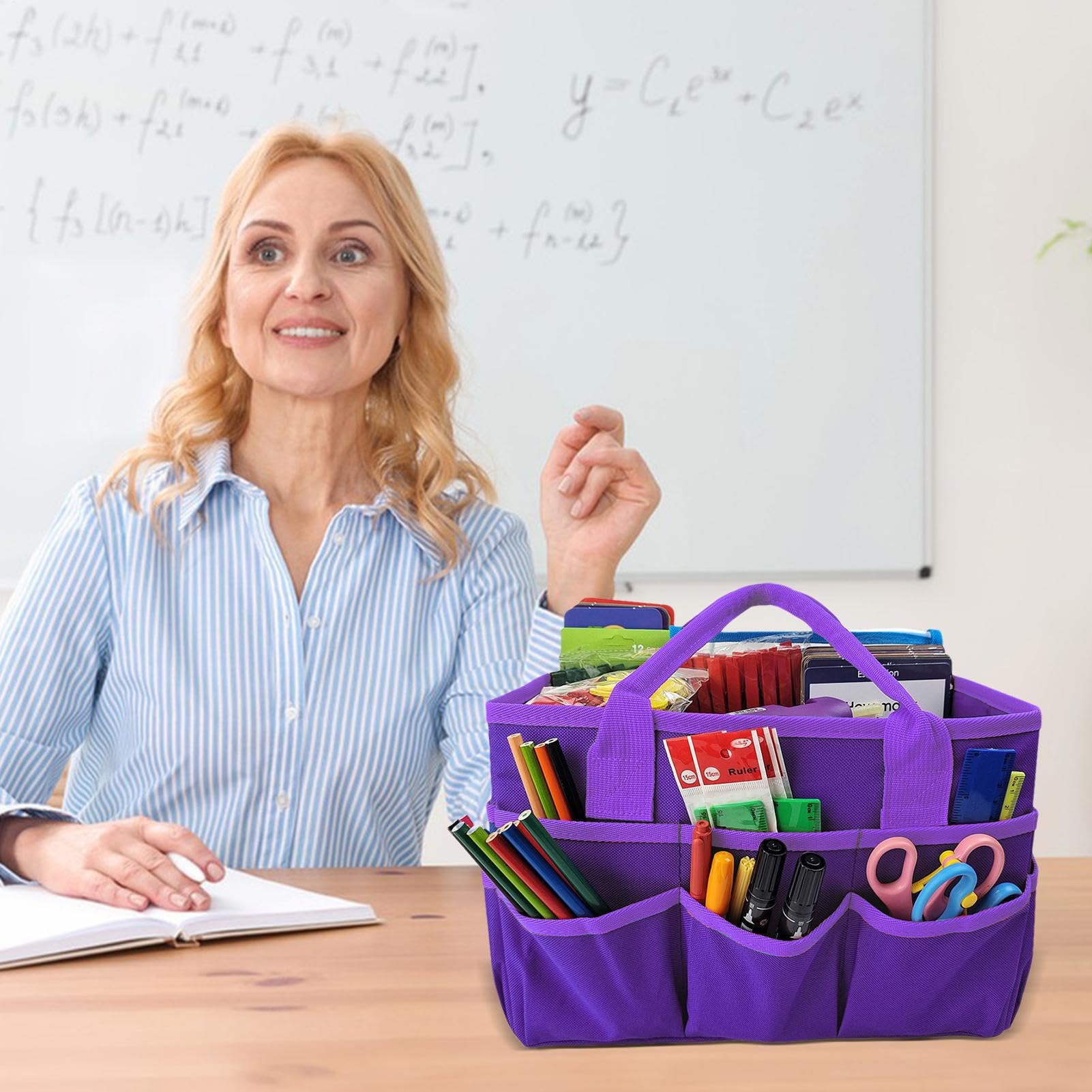 Borsa Portaoggetti Da Giardino Housolution - Multi-Tasca, Tracolla Regolabile, Verde - Foto 9