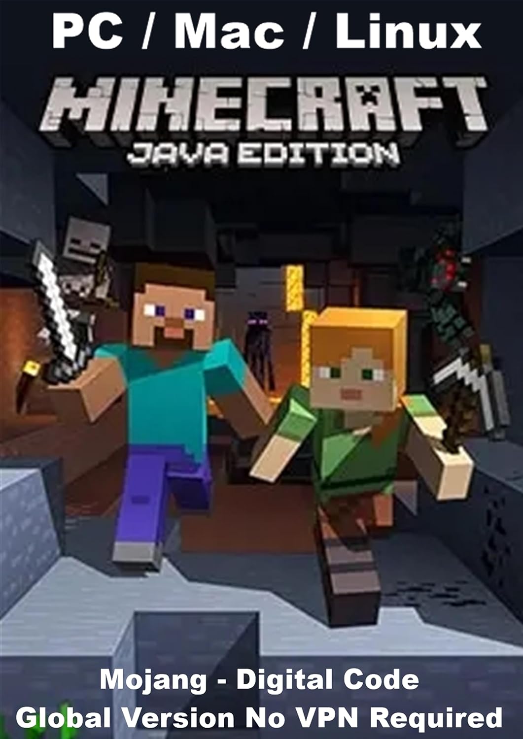 Mojang Minecraft Java Edition PC Game - Digital Code No CD/DVD - Within ...