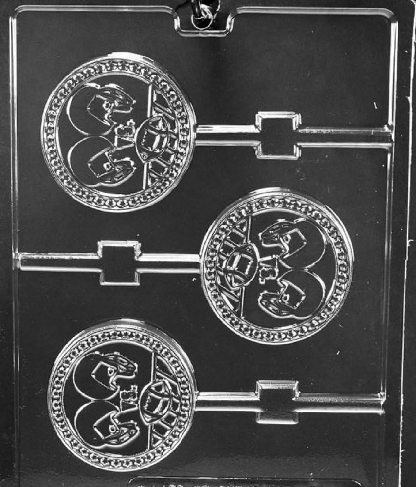 Grandmama's Goodies S116 Dueling Football Helmet Lollipop