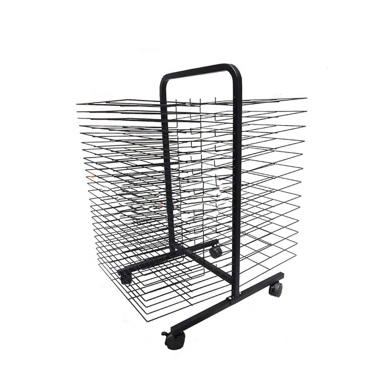 Aioneer Art Storage Drying Cart With 38 Removable Shelves,Paper Storage Organizer For Studios Classroom Galleries