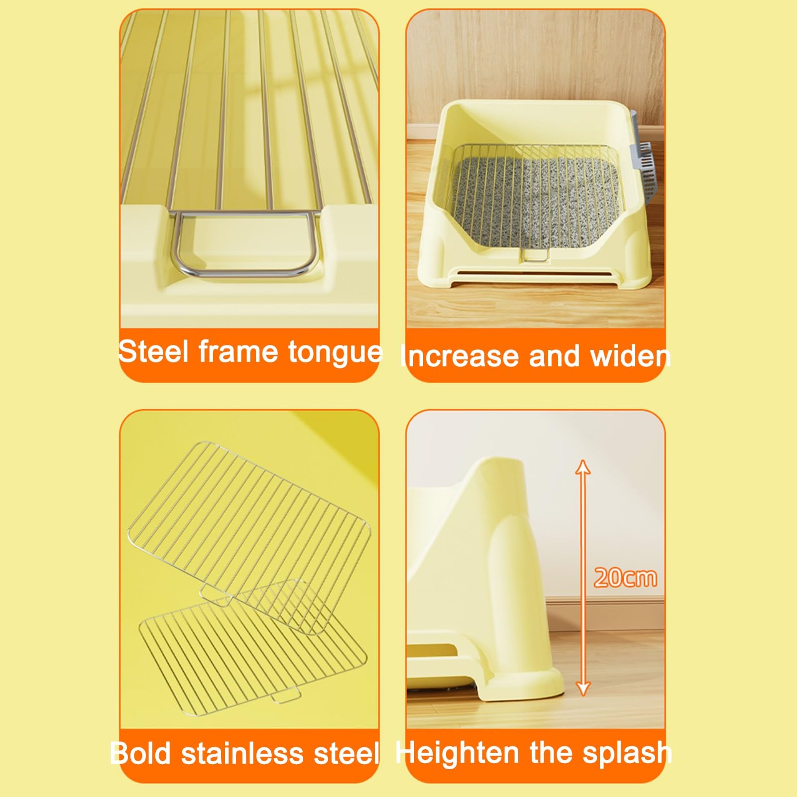 Bandeja Para Baño Interior De Perros - Antiderrames, Fácil De Limpiar, Portátil (40x30x11 Cm) - Ideal Para Cachorros Y Entrenamiento