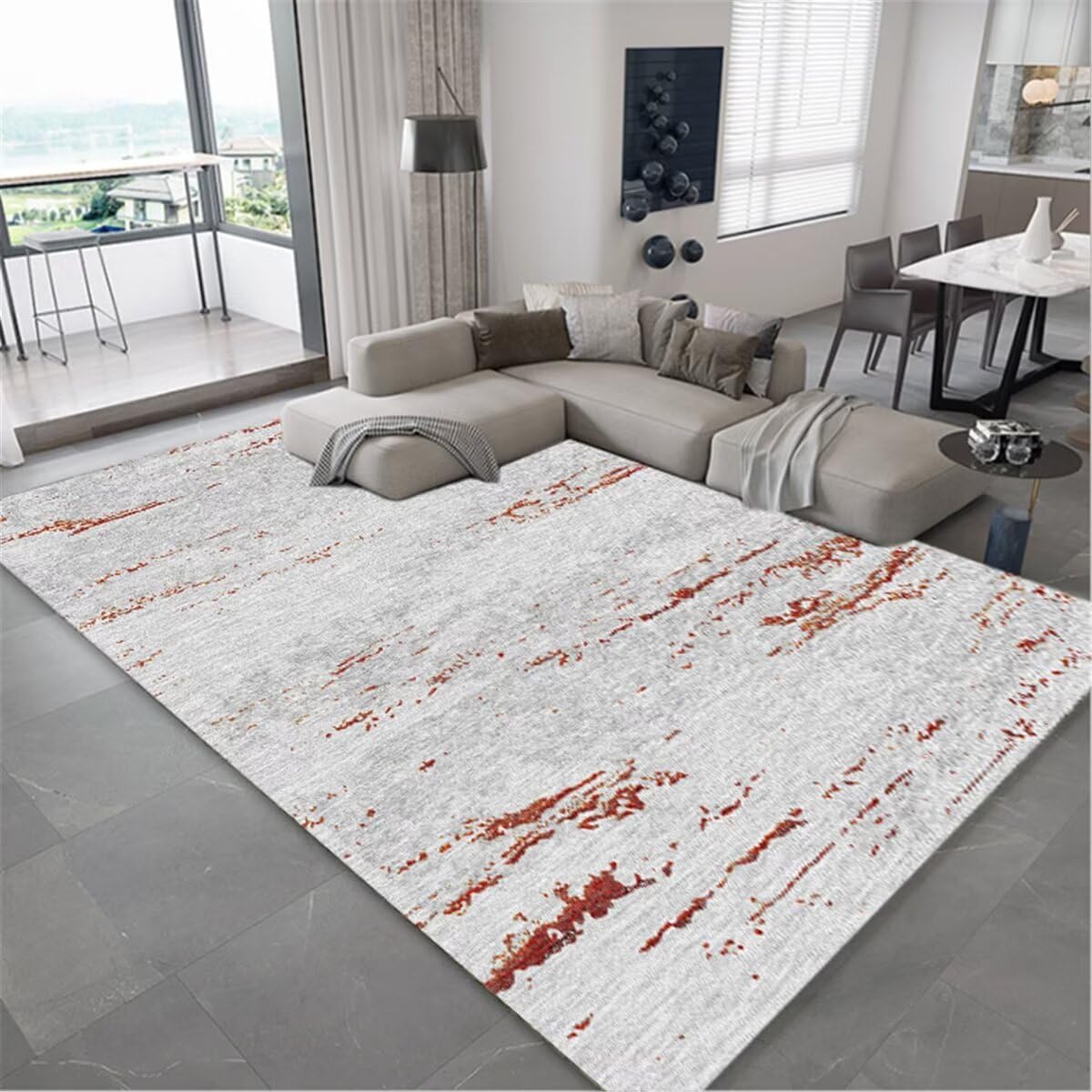 Tapis de chambre design 70x140cm lavable pour en finir avec la poussière