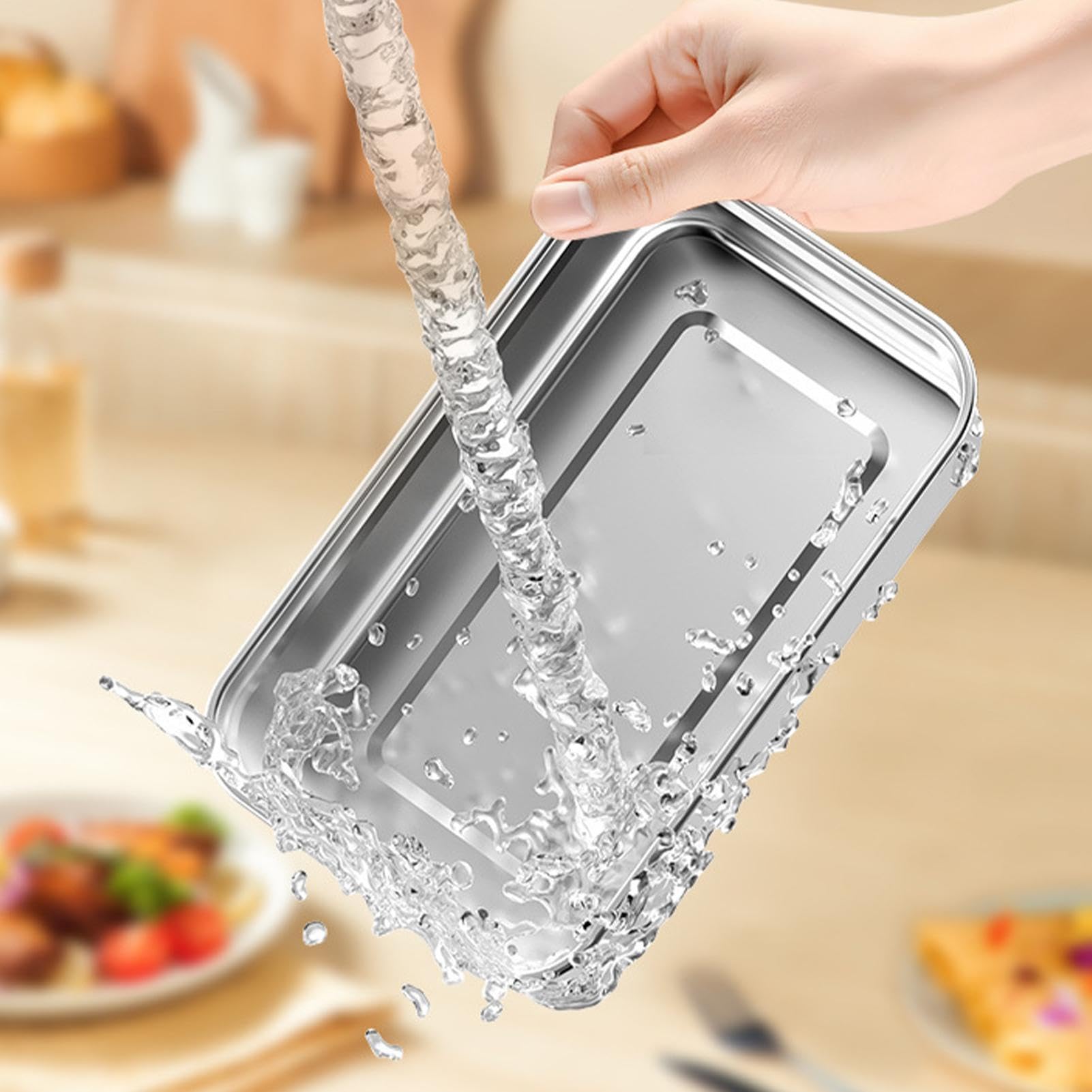 Podgrzewacz Lunchboxa 900ml Przenośny Elektryczny Podgrzewacz Do Jedzenia | Pojemnik do Przechowywania Żywności Do Kampera Kempingu Pracy Na Budowie W Podróży Samochodzie Pikniku Domu Akademika
