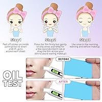 Vista 2 de Clean & Clear Oil Control Film, 5 Pack of 60 Sheets (300 Sheets Total)