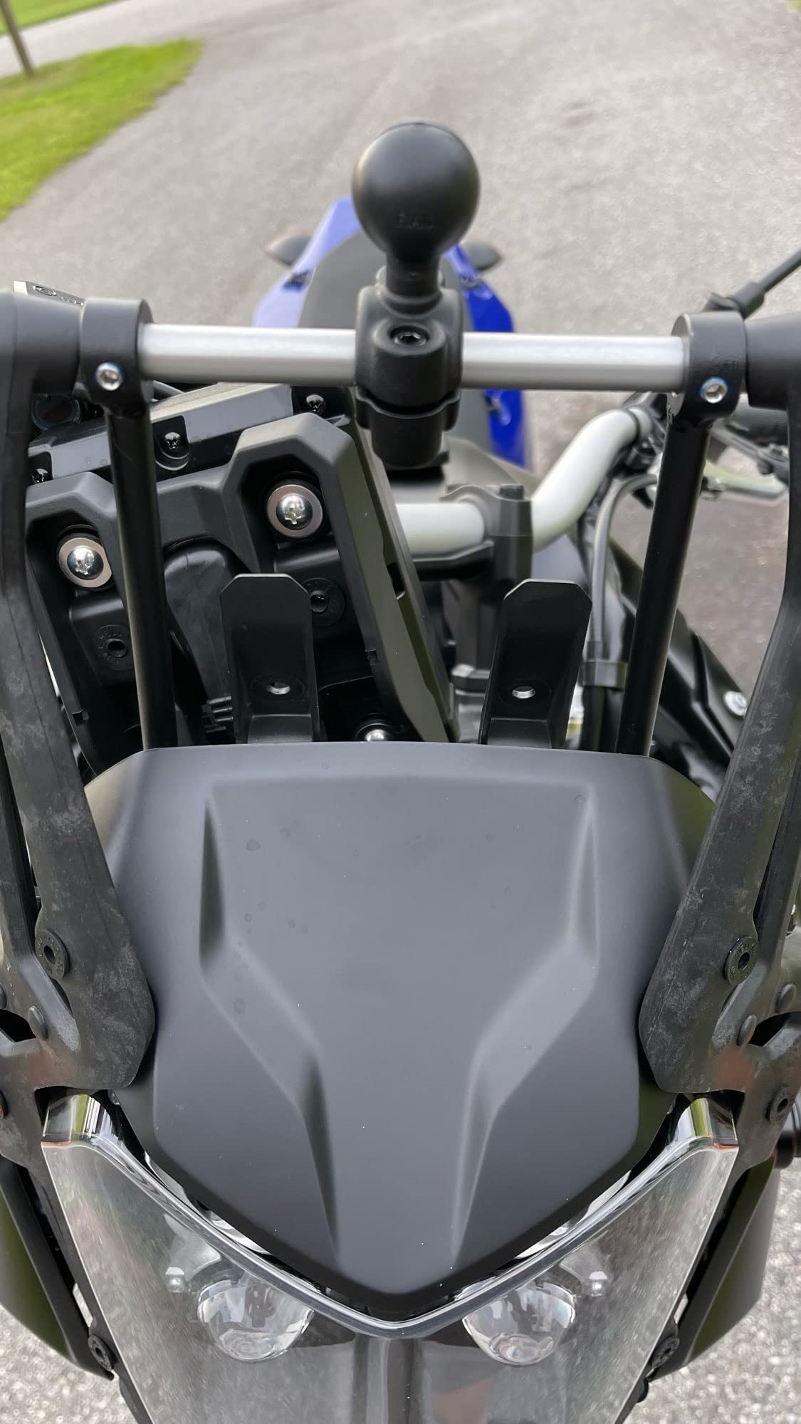 Porta Telefono Moto per Yamaha Tenere 700 XTZ700 Tenere XT700Z Tenere Staffa Antivibrante di Navigazione per Moto Supporto Anti-Vibrazione
